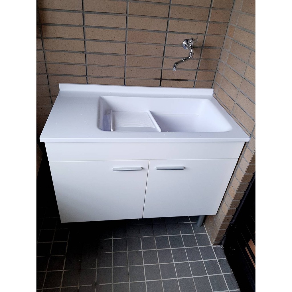 【IDEE】S-780WA 亞特蘭人造石。人造石水槽。洗衣板。陽洗台。洗衣台。洗衣檯。洗衣槽。檯面櫃。浴櫃 ~ 台灣製