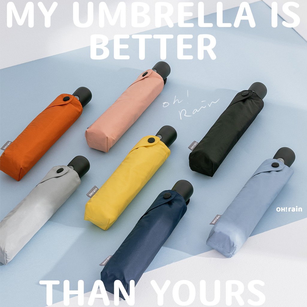 OHRAIN 鈦鋁合金 8骨 自動傘 (快乾布款)  抗UV 防風 晴雨傘 太陽傘 遮陽傘 雨傘 防潑水 摺疊傘