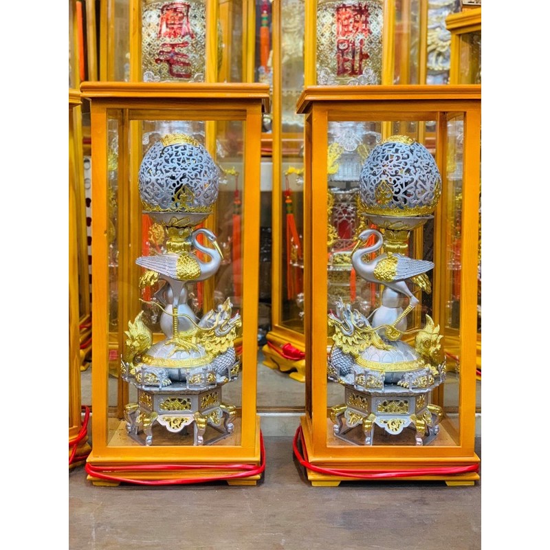限定購入 極緻美龜鶴延年錫燈尺六在台現貨金台南宴王佛具風水藝品宴王川頭神尊錫製品錫燈