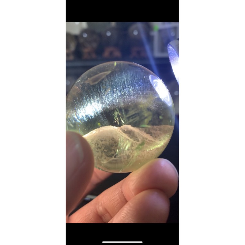 異象幽靈水晶天然水晶 黃水晶球🔮