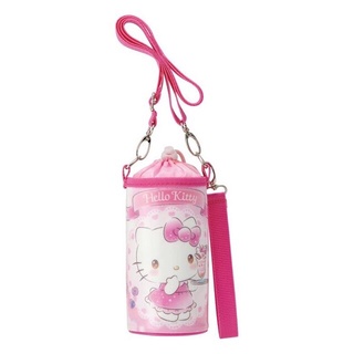 【現貨】小禮堂 Hello Kitty 保冷水壺袋附背帶 500-600ml (粉聖代款)