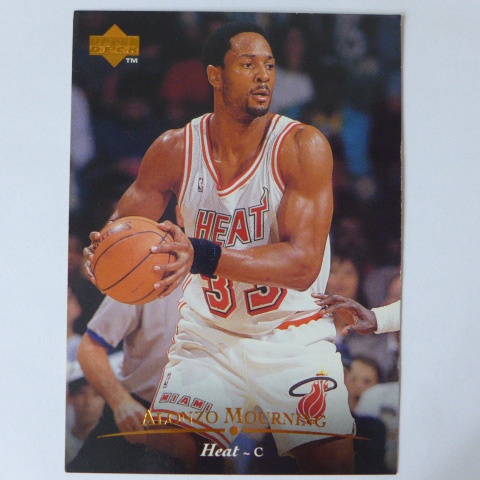 ~ Alonzo Mourning ~腎鬥士.名人堂/阿朗佐·莫寧 NBA球星/晨星 1995年UD.球員卡