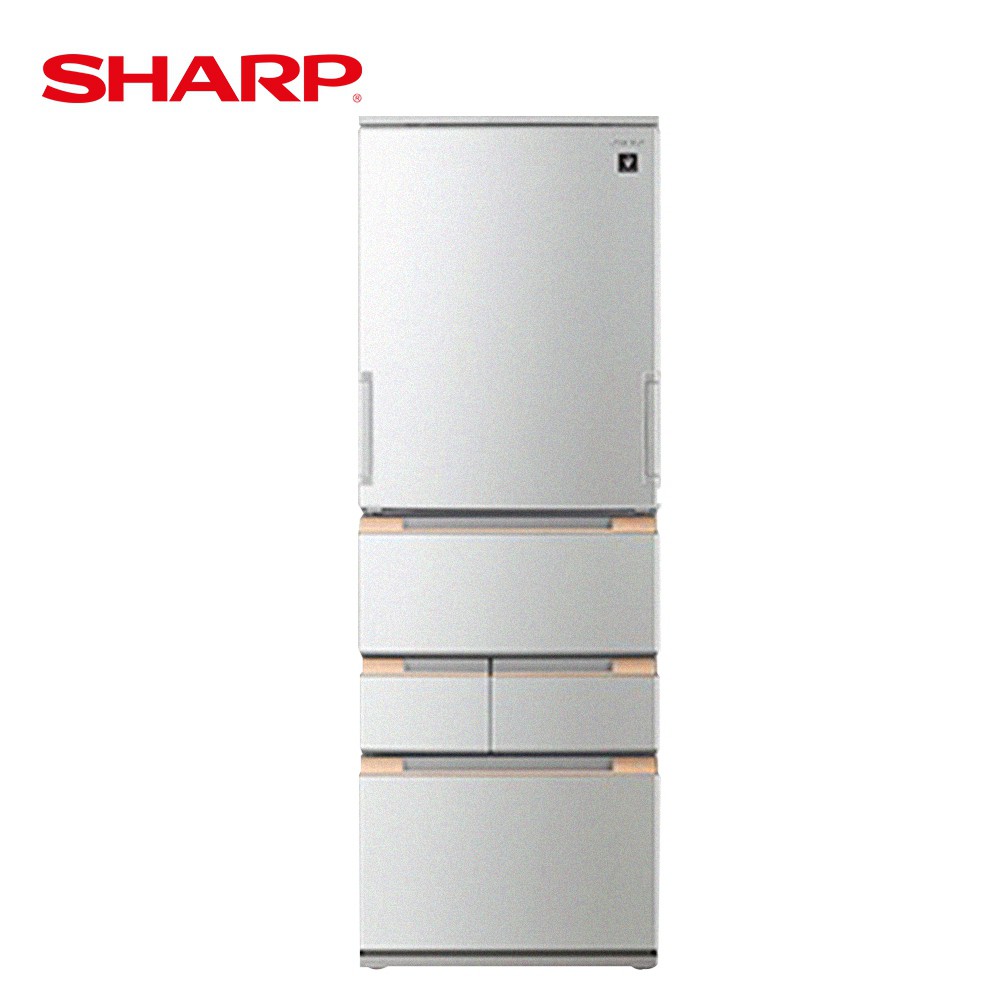 SHARP 夏普 457公升 自動除菌離子左右開任意門五門星鑽銀冰箱 SJ-MW46HT-S 大型配送