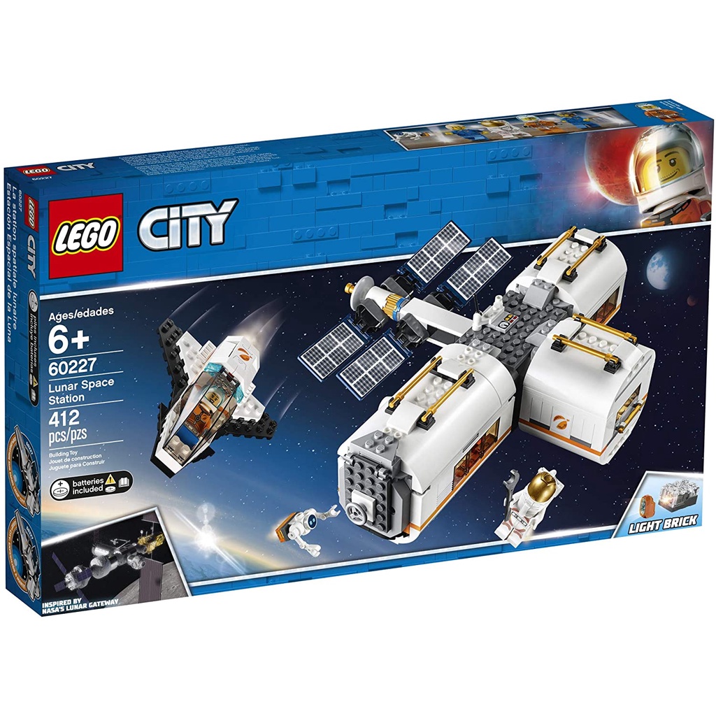 **LEGO** 正版樂高60227 City系列 月球太空站 全新未拆 現貨