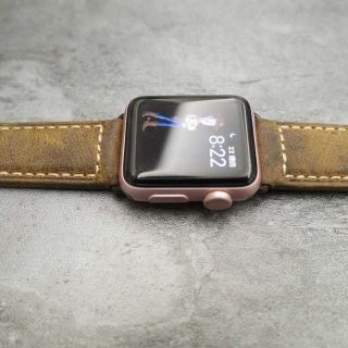 免運 娜娜錶帶瘋馬皮錶帶 Apple watch 八代 SE 七代 45mm 44mm 41mm 40真皮錶帶 蘋果錶帶