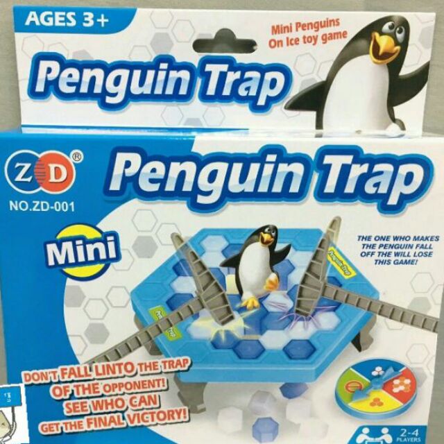 迷你版~敲打企鵝 跟著阿麼敲冰塊 企鵝破冰 冰塊 桌遊 桌上遊戲拯救企鵝 mini敲冰塊 Penguin Trap