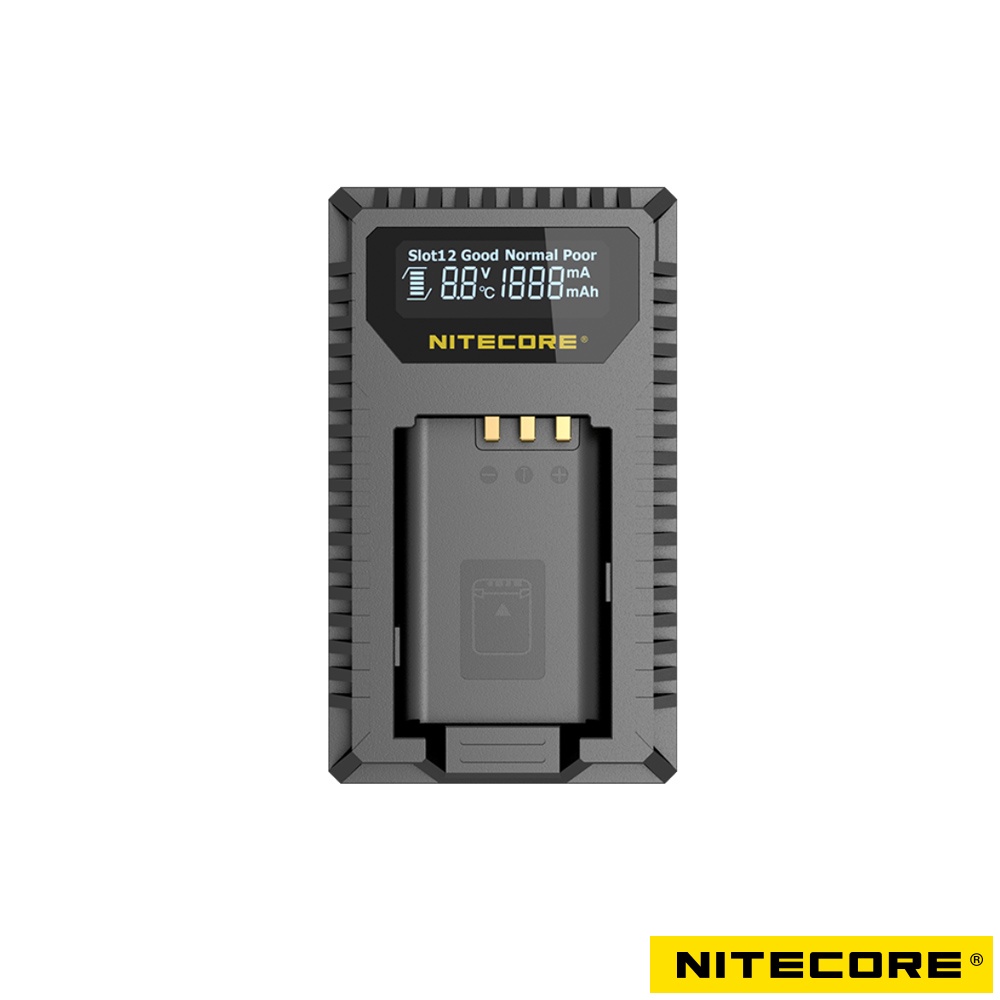 NITECORE USN2 液晶顯示 USB 雙槽充電器 For Sony NP-BX1 公司貨