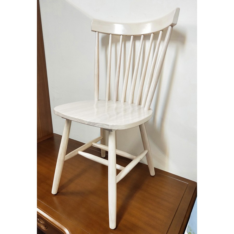 【名佳利家具生活館】CK115R橡木洗白餐椅 全實木+噴漆處理 歐式餐椅 西餐椅 溫莎餐椅 溫莎椅 另有柚木色 餐桌椅組