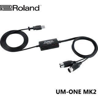 ☆唐尼樂器︵☆公司貨免運 Roland UM-ONE MK2 MIDI USB 錄音介面 錄音卡 連接線 傳輸線