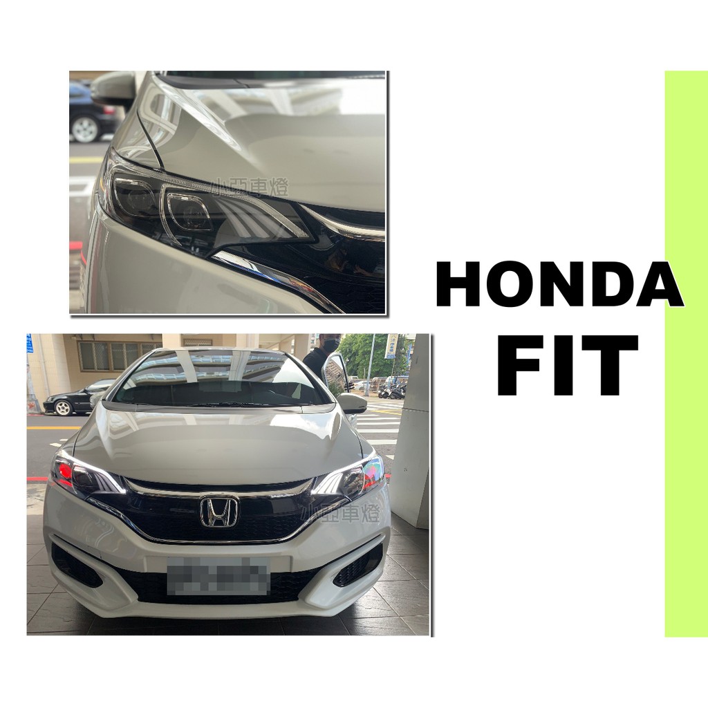 小亞車燈＊全新 HONDA FIT 3代 3.5代 14 15 16 17 18 19 跑馬方向燈 紅魚眼 大燈 頭燈