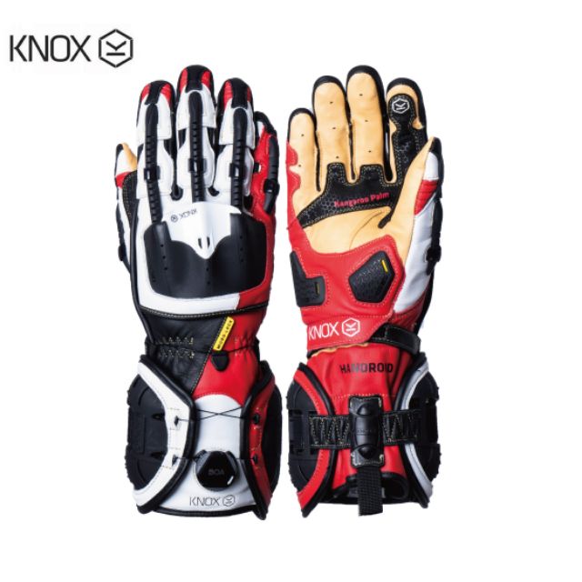 【KNOX】 Handroid MK IV手套 日本代理貨 年底出清 KNOX四代 頂級競技防摔手套 紅白XL 僅一雙