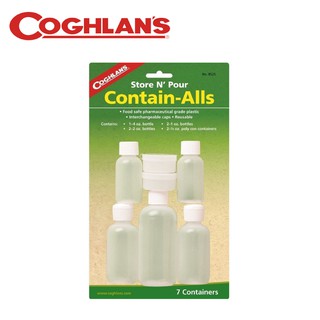 【COGHLANS 加拿大 旅行瓶罐組 七件組 】8525/美容保養/盥洗/調味料/分裝瓶./登山/露營/悠遊山水