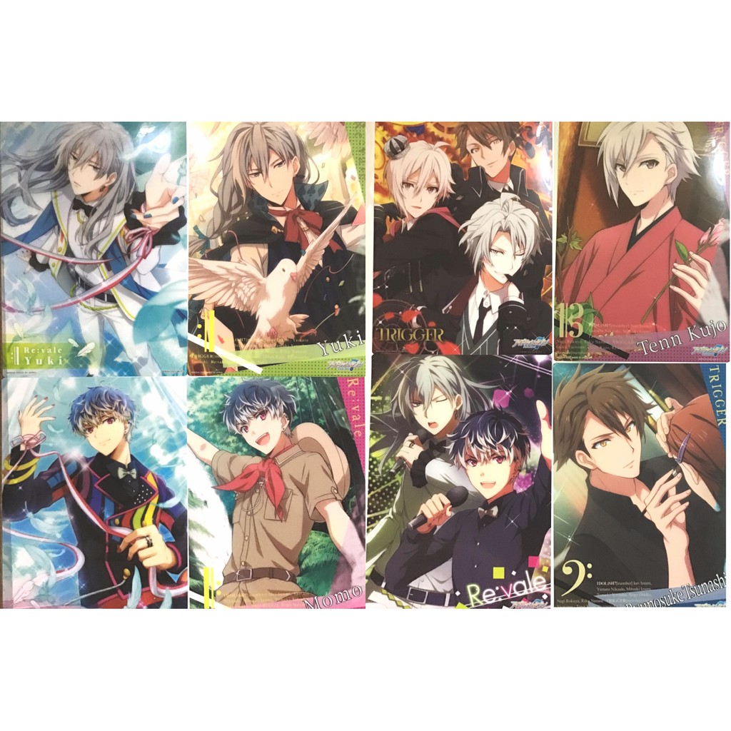 Idolish7 偶像星願 A5塑膠小海報海報 九條天十龍之介百春原百瀨千折笠千斗re Vale 蝦皮購物