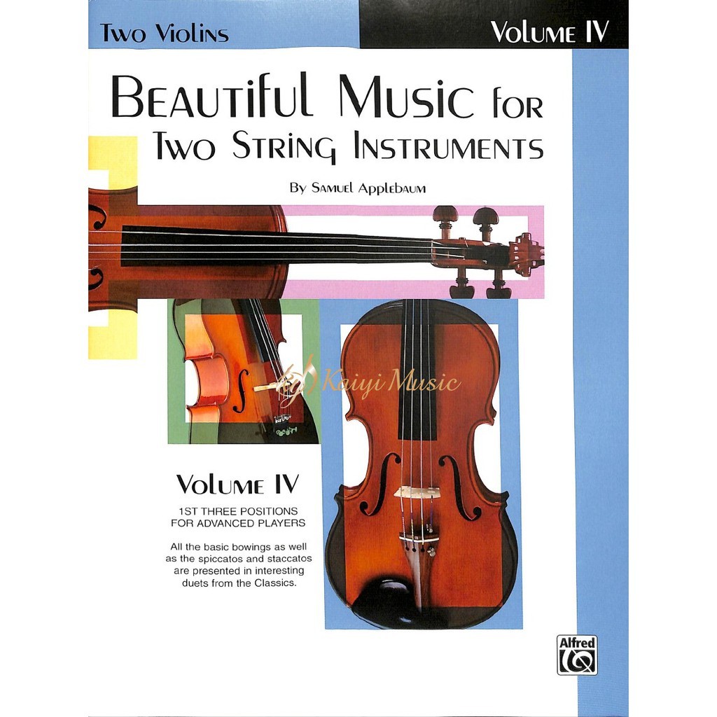 【凱翊︱AF】優美的音樂重奏-雙小提琴 第4冊 Beautiful Music for Two String 4
