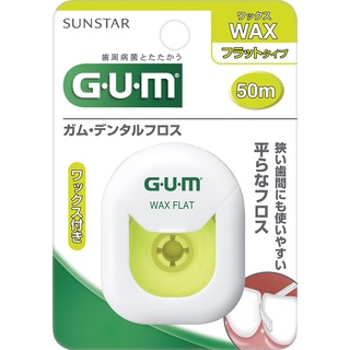 GUM 牙周護理 牙線50M(含蠟滑順型)