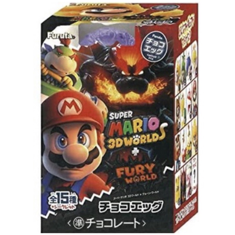 ✨乖乖日貨✨ Furuta Mario 超級瑪利歐 switch 實拍 瑪莉歐公仔 3D世界+狂怒世界