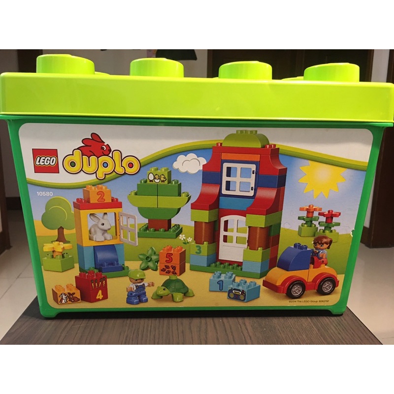 ［二手］LEGO Duplo 10580 樂高 得寶系列 絕版豪華積木樂趣箱+ 贈品