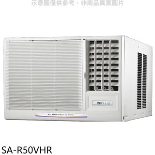 SANLUX臺灣三洋R32變頻冷暖右吹窗型冷氣8坪SA-R50VHR標準安裝三年安裝保固 大型配送