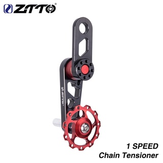 Ztto 折疊自行車單速後變速器鏈張緊器橢圓形自行車滑輪導輪變速器, 用於鏈輪