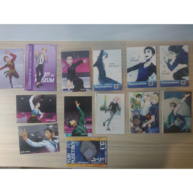 Yuri on ice 冰上的尤里 相卡 明信片 披集 克里斯 勇利 維克托