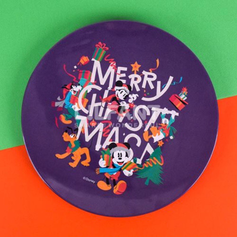 預購🧤JJ韓國代購-迪士尼-美耐皿餐盤L(正版授權) #迪士尼 #美耐皿餐盤 #聖誕節 #米奇 #米妮