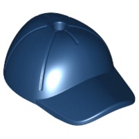 【小荳樂高】LEGO 人偶配件 深藍色 警察帽/棒球帽 帽子 Cap 11303 6056241