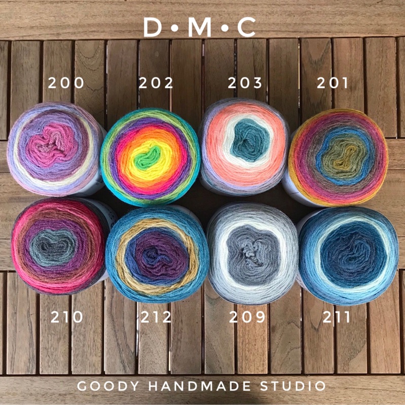 Dmc蛋糕線 披肩 材料包 披肩 圍巾 段染 蝦皮購物