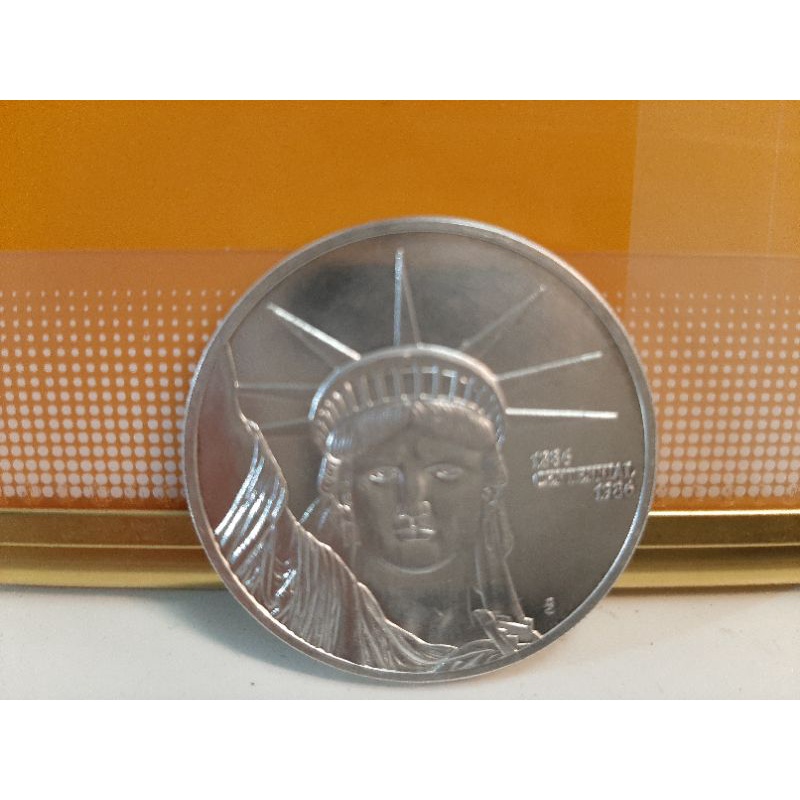 美國自由女神100週年紀念純銀銀幣(1986 LIBERTY TRADE SILVER)