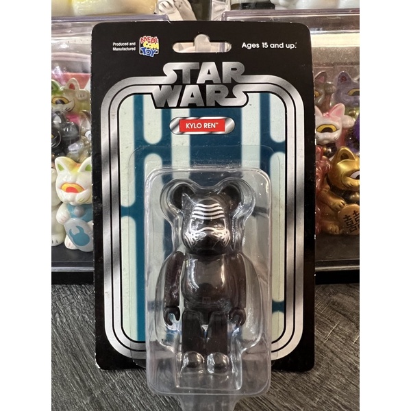 BLS • BE@RBRICK 凱羅忍 KYLO REN 100% 星際大戰 星戰 STAR WARS 吊卡 庫柏力克熊