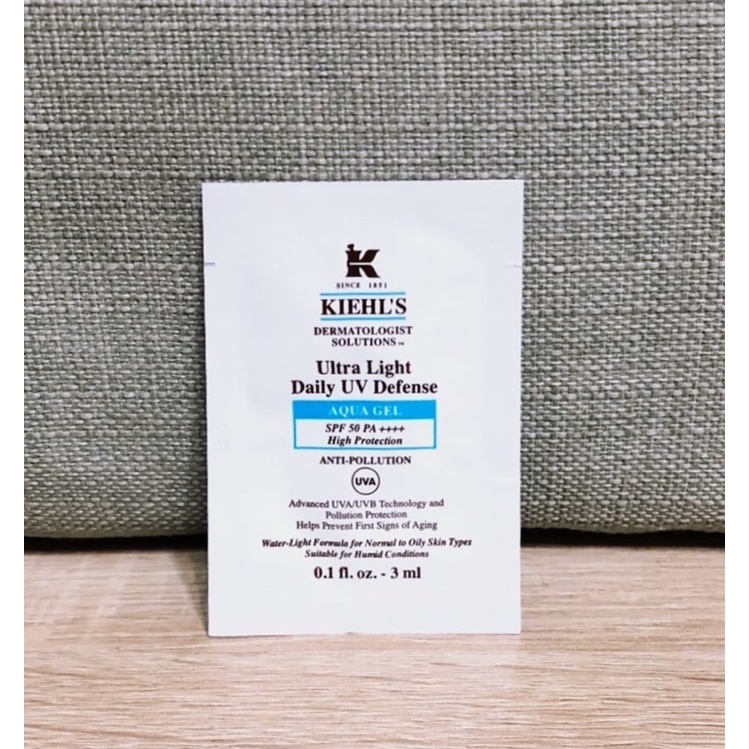 KIEHL’S 契爾氏 集高效清爽零油光UV水凝露 SPF50 PA++++ 3ml