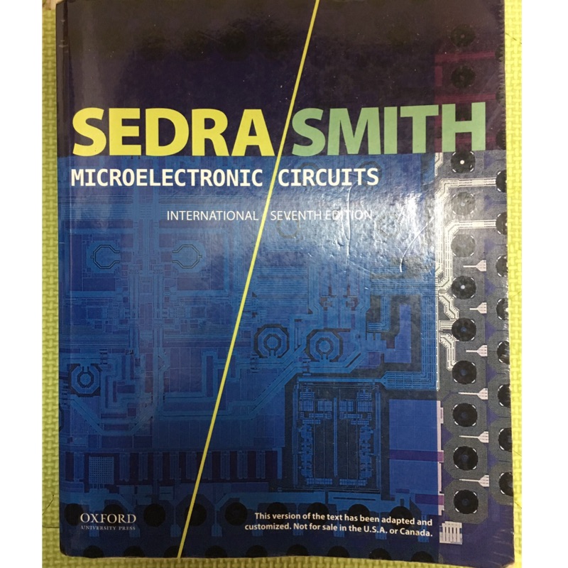 SEDRA SMITH MICROELECTRONIC CIRCUITS 電子學
