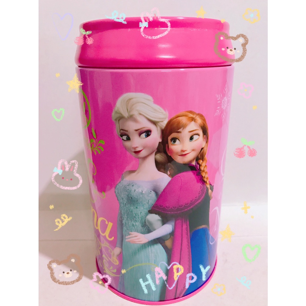 筑筑大百貨madge0521 筒1 冰雪奇緣 大可樂罐 存錢筒 收納罐  Frozen Disney 生日禮物交換禮物