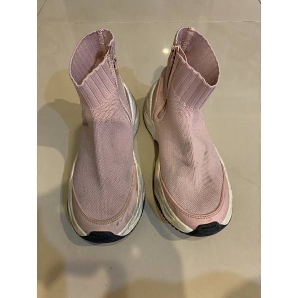 Zara 襪套鞋 粉色 二手  EU36