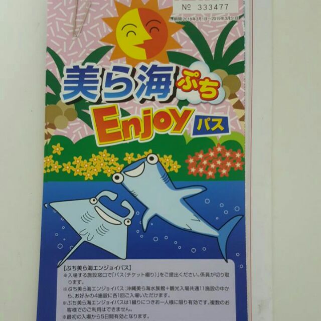 沖繩樂遊美麗海套票enjoy pass