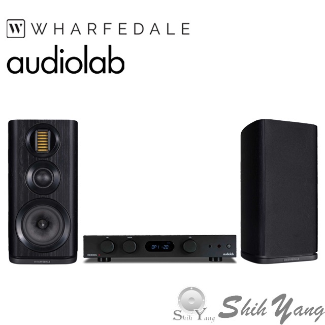 Audiolab 英國 6000A 綜合擴大機+Wharfedale 英國 EVO 4.2 書架型喇叭 公司貨保固一年