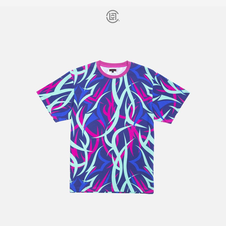 [全新] CLOT 陳冠希「ALIENEGRA 2.0」短袖T-shirt 台灣JUICE購入 紫荊棘CAMO限定版L號