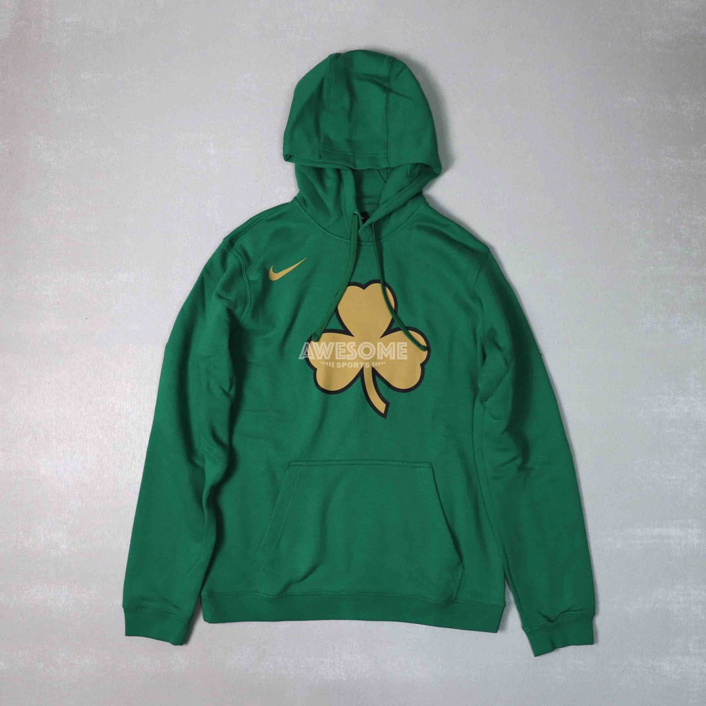 [歐鉉]NIKE NBA BOSTON CELTICS 波士頓 塞爾提克隊 刷毛 連帽 帽T 男生 CD3217-312