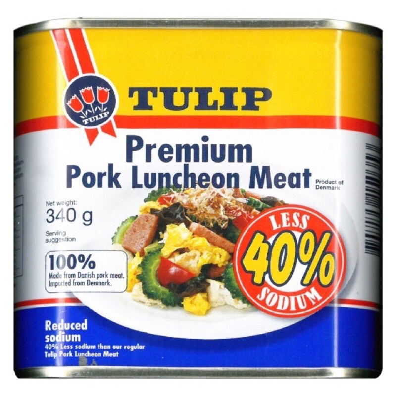 《Tulip 減鹽版午餐肉 340g》丹麥🇩🇰第一餐肉品牌 / 防疫露營必備