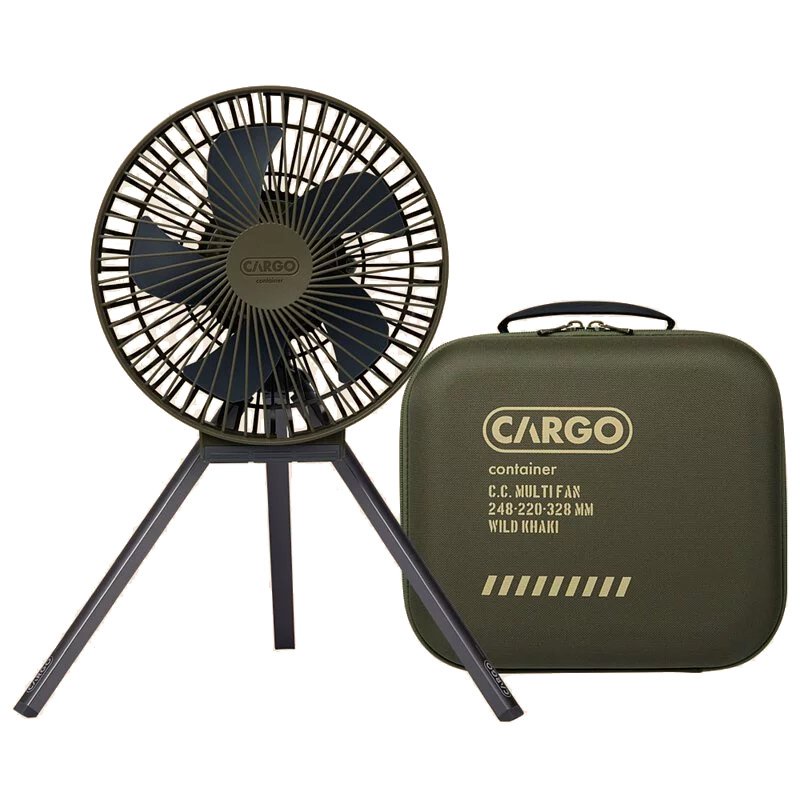 工業風CARGO MULTI FAN 隨行風扇含收納盒『軍綠/沙色』C80101／C80033 小風扇.電扇.電風扇