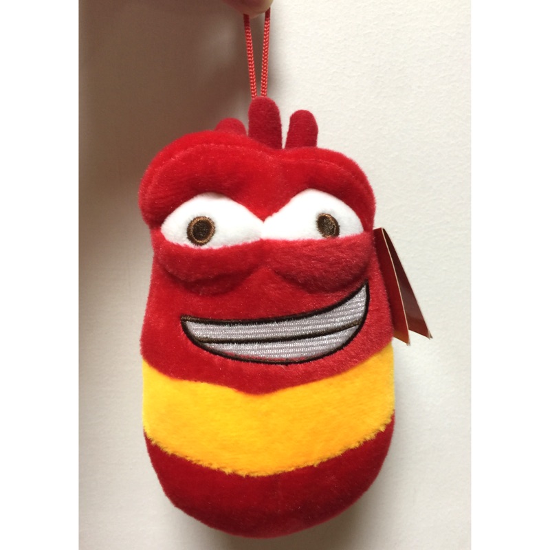 正版授權 韓國 超逗趣 Larva 逗逗蟲 下水道蟲蟲 紅色蟲蟲 瑞德 娃娃 絨毛玩具 造型玩偶 吊飾 擺設 全新