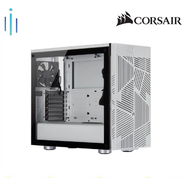 Corsair 275R Airflow TG 白色電腦機箱 (CC-9011182-寬)