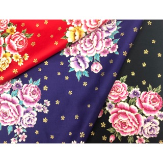 [現貨] 臺灣客家花布 棉布 佈置 抱枕 衣服 服裝設計 diy包包 頭巾領巾 門簾 桌巾 阿嬤花布 復古 印花布