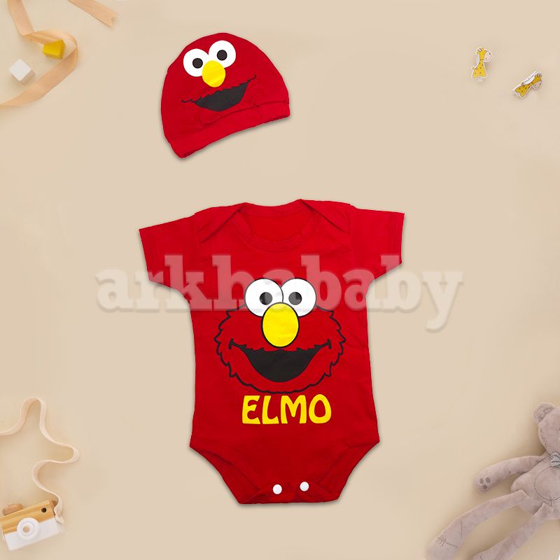 Baby JUMPER 嬰兒衣服 elmo 連身衣嬰兒 elmo