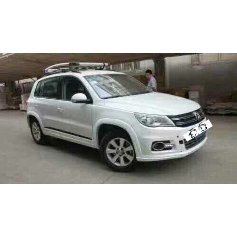 Tiguan Volkswagen 2009-2016年適用，前，後改裝下巴套件