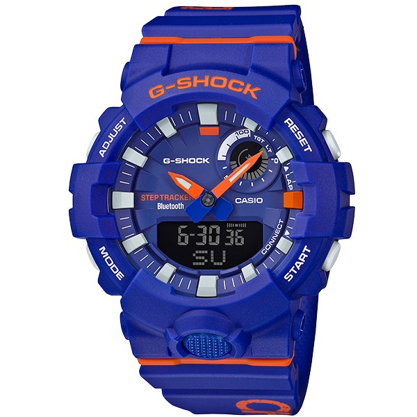 CASIO 卡西歐 G-SHOCK 突破極限藍芽雙顯錶-寶藍(GBA-800DG-2A)原廠公司貨ERICA STORE
