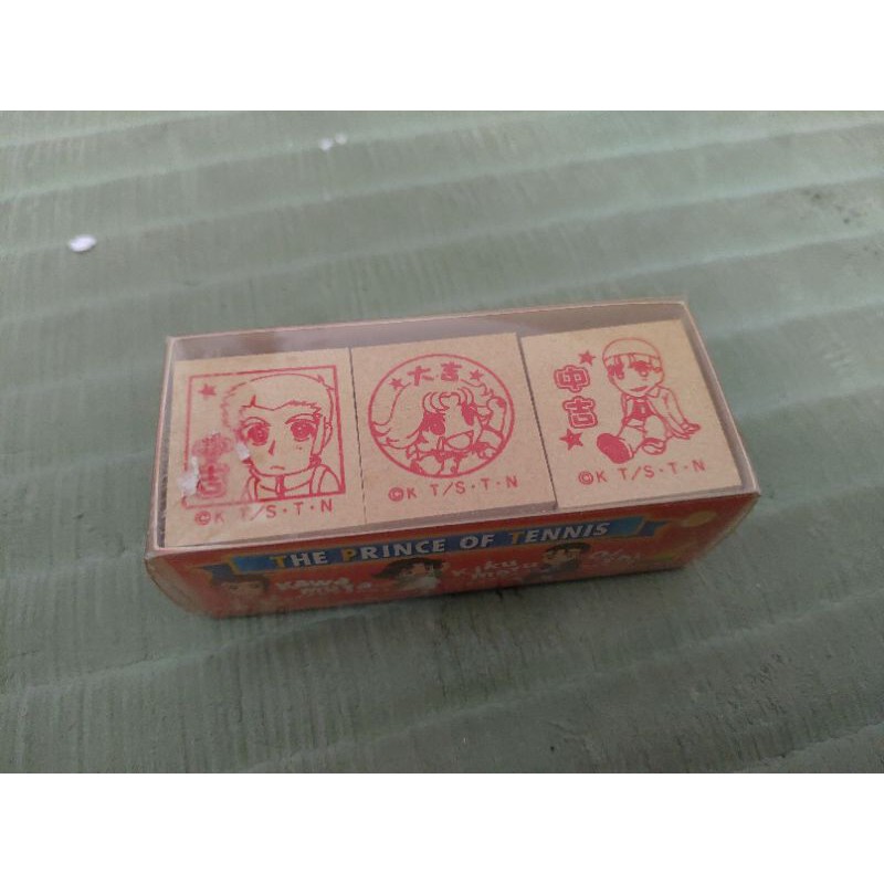 全新日本動漫網球王子Q版印章三入組（大石秀一郎/菊丸英治/河村）