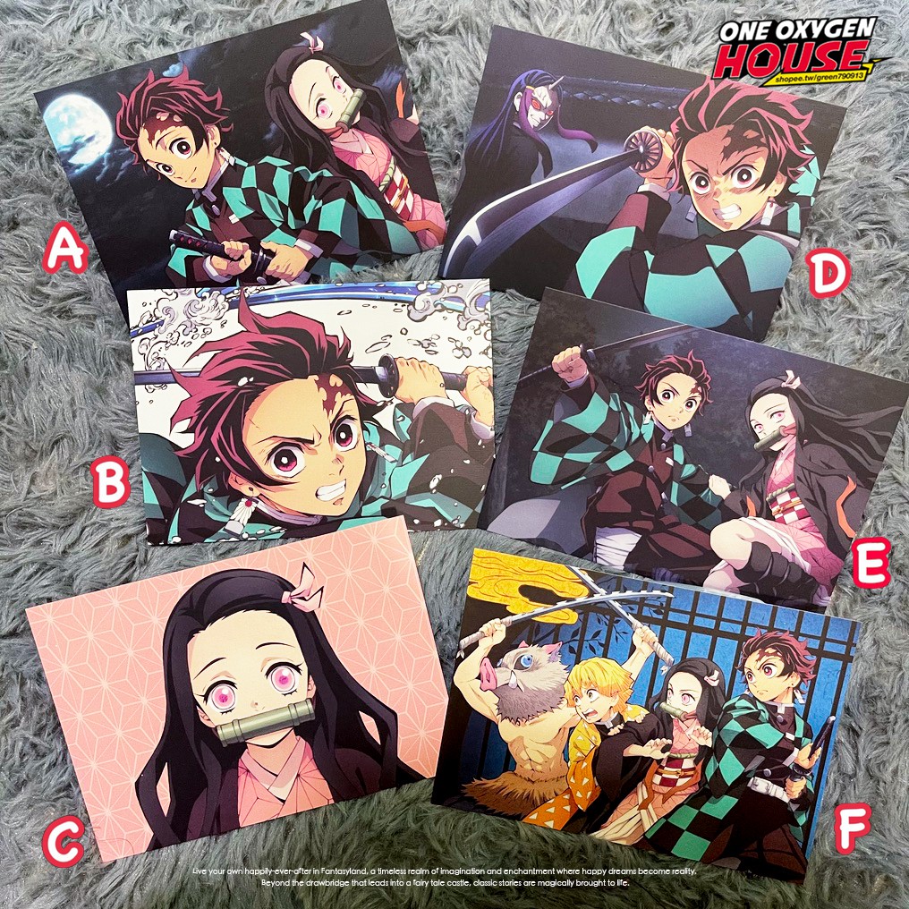 現貨正版鬼滅之刃明信片炭治郎彌豆子善逸伊之助鬼滅炎柱名信片我妻善逸小卡 蝦皮購物