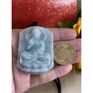 臺灣現貨 觀音、觀音菩薩、觀世音菩薩，天然翡翠A貨觀音墜