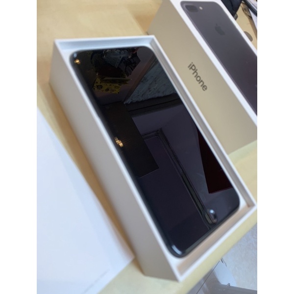 (8.5成新) iphone 7 Plus 5.5吋 128G 黑色消光黑 二手