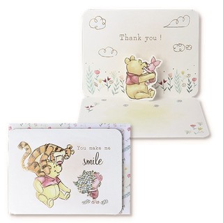 【莫莫日貨】日本進口 hallmark 正版 迪士尼 小熊維尼 維尼 立體燙金 感謝卡 謝卡 卡片 16773